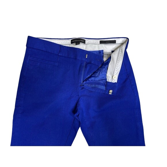 BANANA REPUBLIC Women's Blue Sloan Pants Slacks Size 2 Business Pockets - Picture 10 of 13
